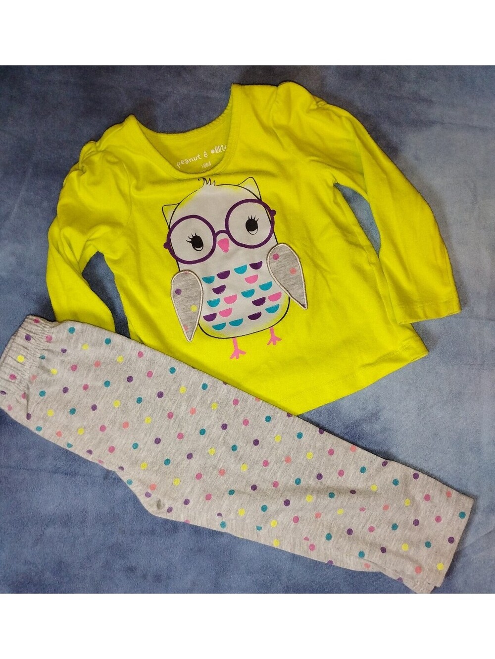 Peanut and Ollie owl 18 month outfit